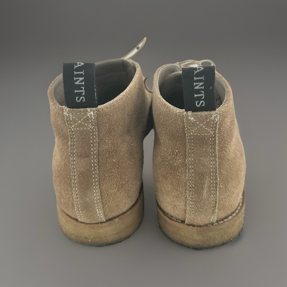 All Saints Beige Suede Desert Boots - Picture 5 of 6